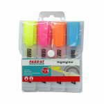 Parrot Highlighter Marker Pack – Yellow Pink Blue Orange