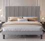 Obsidian Zenith Headboard - King - Grey