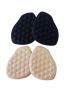 Meek-soles Anti-slip Forefoot Insoles - Black & Beige