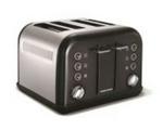 Morphy Richards Accents 4 Slice Toaster Black