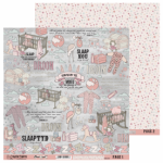 Scrapbook Page Pienk Voet Double Sided