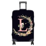 Bhahb Luggage Suitcase Cover Protector Luggage Elastic Washable Baggage Covers Initial Cute Aesthetic For Unisex Women Girls Tra
