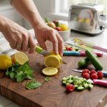 6-PIECE Coloured Stainless Steel Fruit Knife