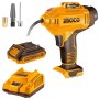 Ingco - Cordless Auto Air Compressor With 2AH Battery & Charger