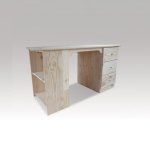 Rustic 3 Dr Combo Desk