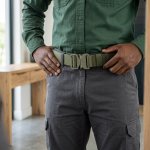 Automatic Buckle Security Duty Tactical Belt