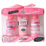 Natures Nourishment Bath Set In Box Berries & Vanilla 3PCS