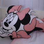 Shaped Pillow Touch Of Gold Peoni Minnie Mouse