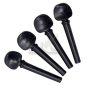 4/4 Ebony Violin Tuning Pegs Set Set Of 4