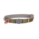 Rogz Urbancat Safety Collar - Small Olive Twist