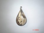 Brown Zebra Jasper .925 Sterling Silver Pendant STSP80