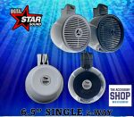 Speaker Marine 2 Way 6.5 Tower 200W Starsound With LED Lighting Pair White