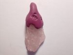 Rose Quartz Fimo Pendant FIP9
