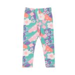 Older Girl Foil Printed Crop Legging
