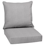 Arden Performance Outdoor Deep Seat Set 24 X 24 Rain-proof Fade Resistant Deep Seat Bottom And Back Cushion Paloma Woven Texture