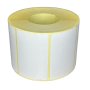 Blank White Thermal Eco Labels 68MM X 45MM Hotmelt Adhesive 1000 Labels Per Roll