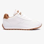 Soviet L Imogen Lace Up Sneaker - White And Brown - 9