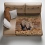 Baby Ellie In Mud Light Weight Fleece Blanket By Annette Heymans