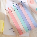 6PCS Vibrant Highlighter Pens - Soft Tip Eye-friendly Colors For Note Taking & Art Projects Portable & Versatile
