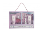 Violet Gift Set Perfume 100ML Body Spray 100ML Body Lotion 100ML Shower Gel 100ML Travel Size Spray 10ML