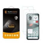 Phone 3 Tempered Glass Screen Protector Clear 3PK Supershieldz