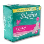 Maxi Pads With Wings Value Pack 20S - Regular - Unscented