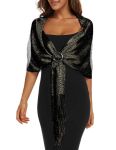 Shawls And Wraps For Evening Dress Sparkle Shawls For Women With Buckle