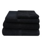 Galleon Guest Towel Black 30CM X 50