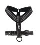 Dogs Highly Durable Adjustable Chest Padded Y-Harness - Raven / 80 Cm