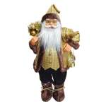 Goldair Gold And Black Santa 45CM
