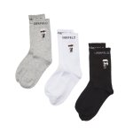 Ikon Socks 3-PACK - Mens -black white grey