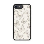 Custom Printed Tpu Cases - Apple Iphone 7 Apple Iphone 8 Apple Iphone Se 2020 Apple Iphone Se 2022 & 39 Neutral Butterfly& 39