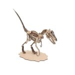 3D Wooden Model Velociraptor