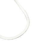 0 5M Silver Herring Bone Princess Necklace - Silver