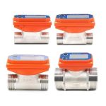 Kfxjmy Intelligent Digital Flow Meter Stainless Steel Flowmeter Display Electronic Water Flow Sensor For Industrial Farm Garden