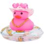 Wonuu Car Accessories Rubber Ducks Dashboard Decorations Rubber Duck Pink Accessories Dashboard Duck Car Decorations Car Ducks F