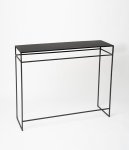 Matt Black Console Table