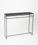 Matt Black Console Table