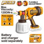 Ingco 20V Ps Spray Gun 1000ML Capacity
