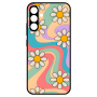 Cover Compatible With Samsung Galaxy A56 - Groovy Daisy Swirl