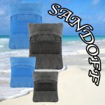 New Arrival Sand Remover For Beach Sand Removal Bag Powder Bag Sand Removal Brush Beach Vacation Camping Essentials Christmas Ha