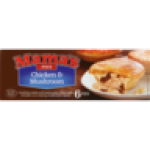 Frozen Chicken & Mushroom Pies 6 Pack