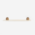 Emerging Creatives Bobby Shelf - Cream Dark Oak - Medium
