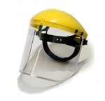 Full Face Shield Complete - Yellow clear Standard