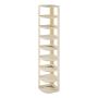 9-TIER Multi-functional Shoe Rack Corner Shoe Tower Slim Shoe Organizer