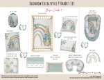 Cot Duvet Bedding Rainbow Eucalyptus P Rabbit Set Neutral