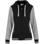 Ladies Princeton Hooded Sweater Black