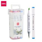 Sketch Marker Triangular Dual Chisel And Bullet Tip 24 Colour – 70802-24