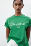 Print-motif T-Shirt - Green & Les Sports