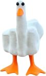 Gladyell Funny Middle Finger Resin Garden Statue Home Decoration Sculpture For Office Desk Gift